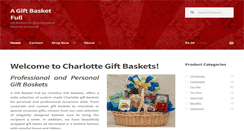 Desktop Screenshot of agiftbasketfull.com