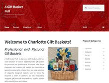 Tablet Screenshot of agiftbasketfull.com